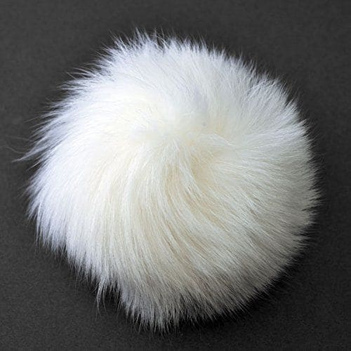 White Round Fur 4X4 FT