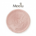 Blush Pink Fur Rug