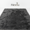Charcoal Grey Fur Rug
