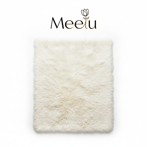 Ivory White Fur Rug